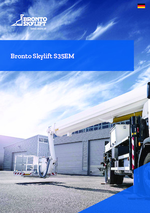 Автовишки з телескопічною стрілою Bronto Skylift S35EM