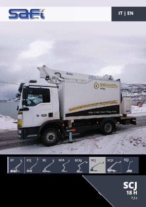 Автовишки з телескопічною стрілою Safi SCJ 18