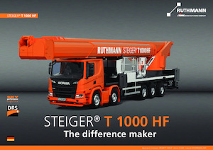 Автовишки з телескопічною стрілою Ruthmann STEIGER T 1000 HF