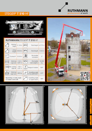 Автовишки з телескопічною стрілою Ruthmann T 510 HF