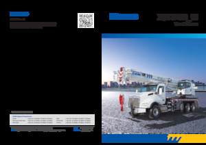 крани, змонтовані на вантажному автомобілі - телескопічні XCMG XCT40U