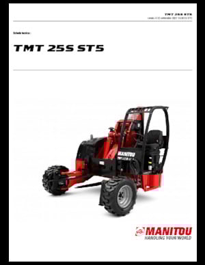 Телескопічні вилкові навантажувачі Manitou TMT 25 S