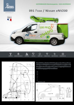 Автовишки з телескопічною стрілою France Elévateur 091 Fcce