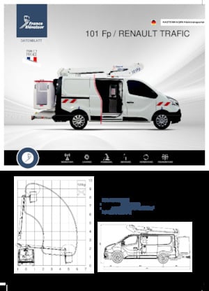 Автовишки з телескопічною стрілою France Elévateur 101 Fp