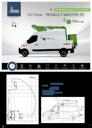 Автовишки з телескопічною стрілою France Elévateur 121 Fcce