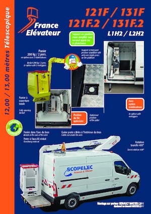 Автовишки з телескопічною стрілою France Elévateur 121 FT