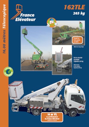 Автовишки з телескопічною стрілою France Elévateur 162 TLE