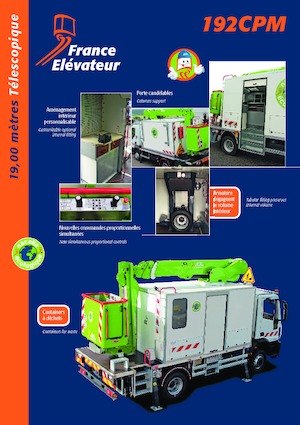 Автовишки з телескопічною стрілою France Elévateur 192 CPM