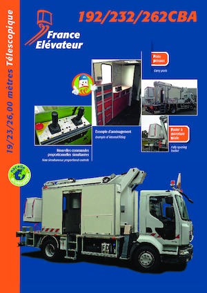 Автовишки з телескопічною стрілою France Elévateur 232 CBA