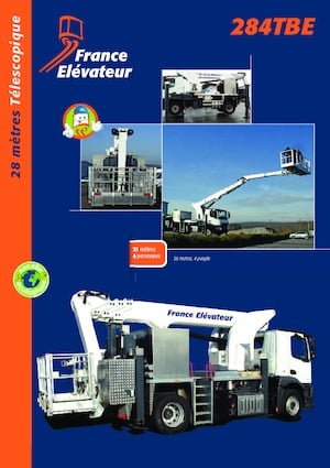 Автовишки з телескопічною стрілою France Elévateur 284 TBE