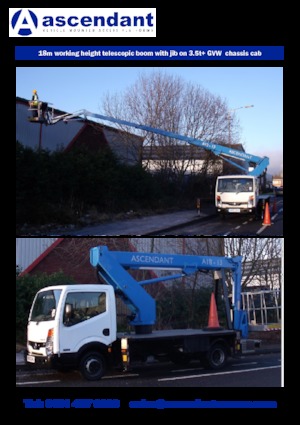 Автовишки з телескопічною стрілою Ascendant A18-13TJ