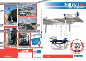 Автовишки з телескопічною стрілою CTE B-Lift 20.13 MP