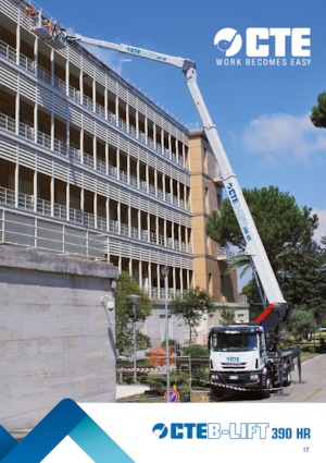 Автовишки з телескопічною стрілою CTE B-Lift 390 HR