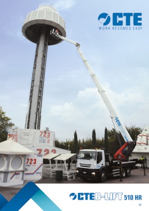 Автовишки з телескопічною стрілою CTE B-Lift 510 HR