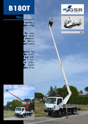 Автовишки з телескопічною стрілою GSR B180T Comfort