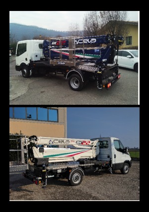 Автовишки з телескопічною стрілою CELA DT22