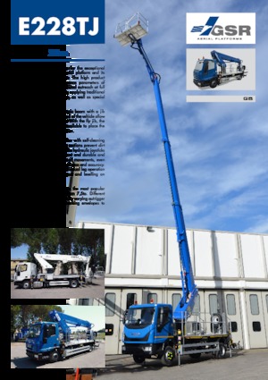 Автовишки з телескопічною стрілою GSR E228TJ Comfort