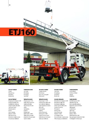 Автовишки з телескопічною стрілою Easy Lift ETJ160 