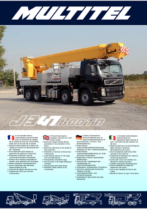 Автовишки з телескопічною стрілою Multitel J 347.600