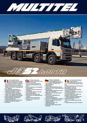 Автовишки з телескопічною стрілою Multitel J 352.600