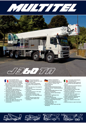 Автовишки з телескопічною стрілою Multitel J 360 TA