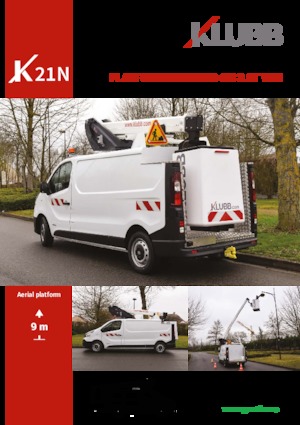 Автовишки з телескопічною стрілою Klubb K21N