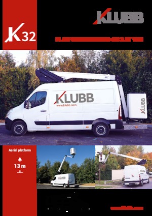 Автовишки з телескопічною стрілою Klubb K32