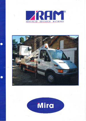 Автовишки з телескопічною стрілою RAM Mira 160 T