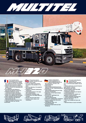 Автовишки з телескопічною стрілою Multitel MJ 320