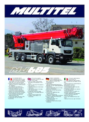 Автовишки з телескопічною стрілою Multitel MJ 685