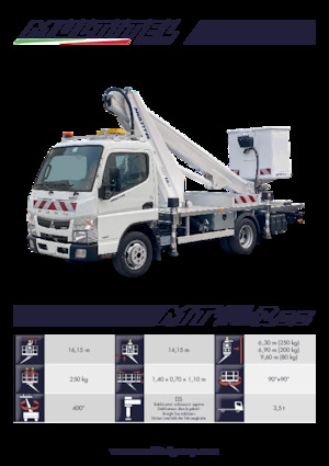 Автовишки з телескопічною стрілою Multitel MT 162 DS