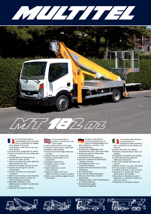 Автовишки з телескопічною стрілою Multitel MT 182 Alu/AZ