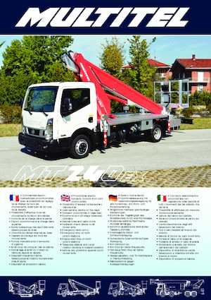 Автовишки з телескопічною стрілою Multitel MT 240 EX
