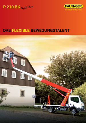 Автовишки з телескопічною стрілою Palfinger P210BK