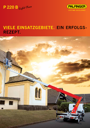 Автовишки з телескопічною стрілою Palfinger P220B
