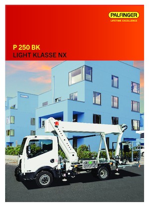 Автовишки з телескопічною стрілою Palfinger P 250 BK