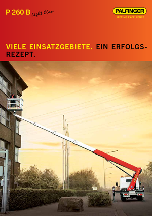 Автовишки з телескопічною стрілою Palfinger P260B