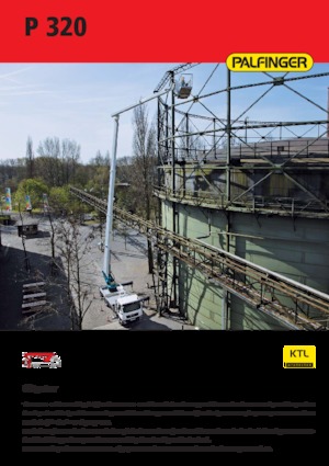 Автовишки з телескопічною стрілою Palfinger P 320