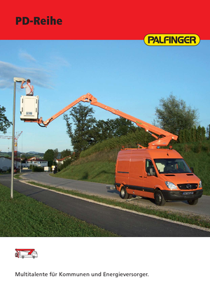 Автовишки з телескопічною стрілою Palfinger PD 182 V
