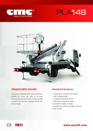 Автовишки з телескопічною стрілою CMC PLA148