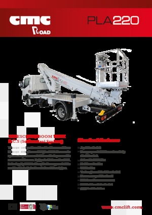 Автовишки з телескопічною стрілою CMC PLA220