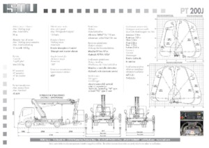Автовишки з телескопічною стрілою ISOLI PT200J