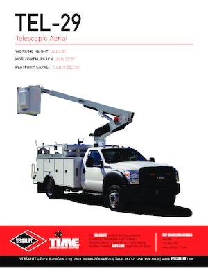 Автовишки з телескопічною стрілою Versalift TEL-29-N