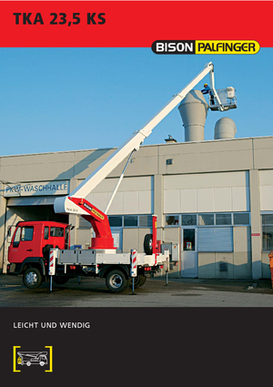 Автовишки з телескопічною стрілою Bison-Palfinger TKA 23,5 KS