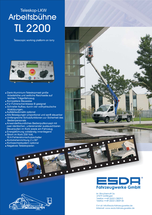 Автовишки з телескопічною стрілою Esda TL 2200