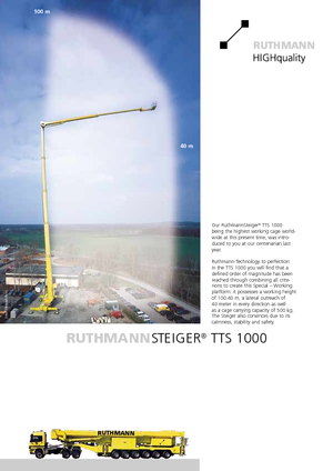 Автовишки з телескопічною стрілою Ruthmann TK 145 (Fa.)