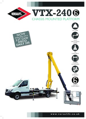 Автовишки з телескопічною стрілою Versalift VTX-240 