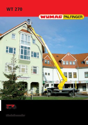 Автовишки з телескопічною стрілою Palfinger WT 270