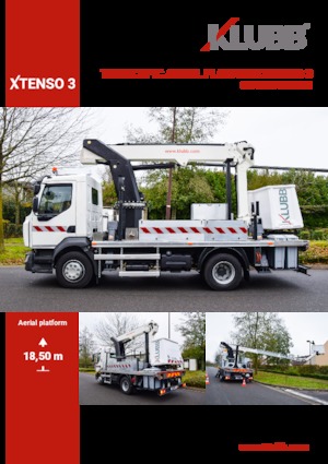 Автовишки з телескопічною стрілою Klubb Xtenso 3