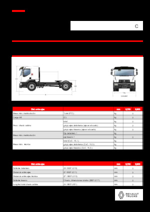 Тягачі Renault C CAB2300 460 4X2 T E6